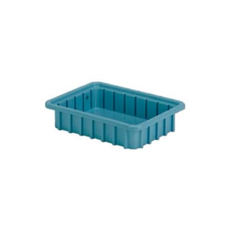 Lewisbins LEWISBins Divider Box  DC1025 10-13 x 8-5 x 2-1/2, Light Blue, PK24 DC1025 Lt Blue